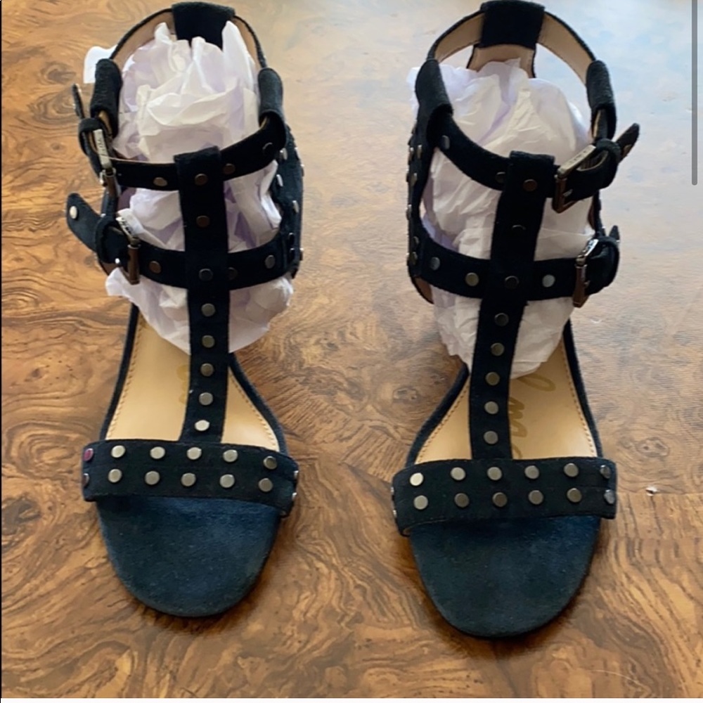 Sam Edelman “Cam” Studded Suede Sandal